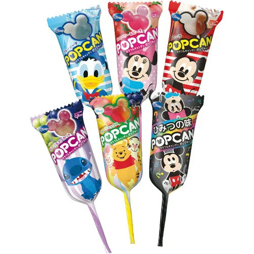 Kẹo mút trái cây GLICO hình nhân vật Disney