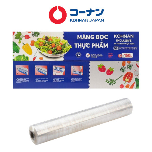KOHNAN - Màng bọc thực phẩm PE Kohnan 30cm x 150m