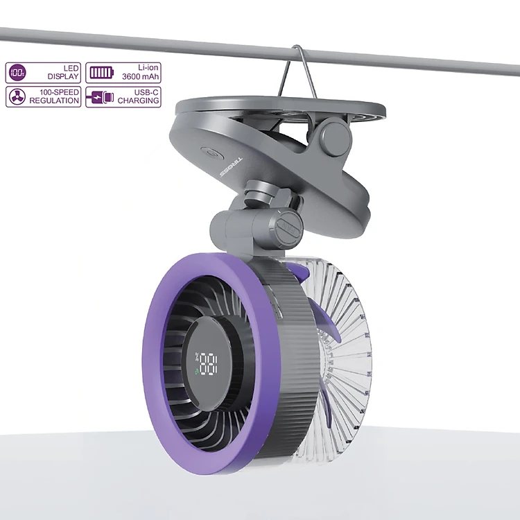 KOHNAN - 076270 Quạt Kẹp 100lv TS3423