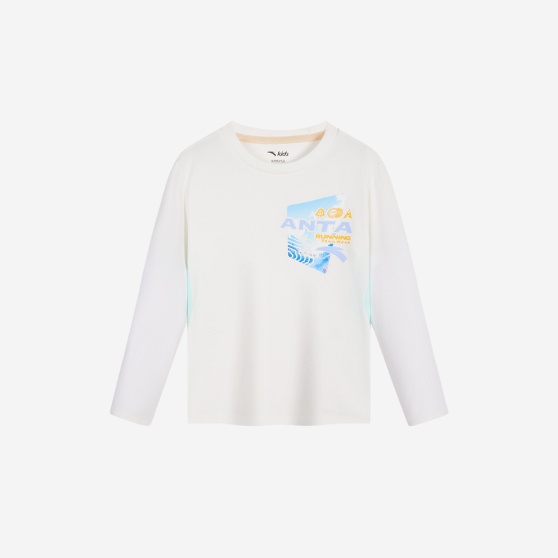 ANTA KIDS - Áo Thun Dài Tay Bé Trai LS Tee Running 3524C940-1