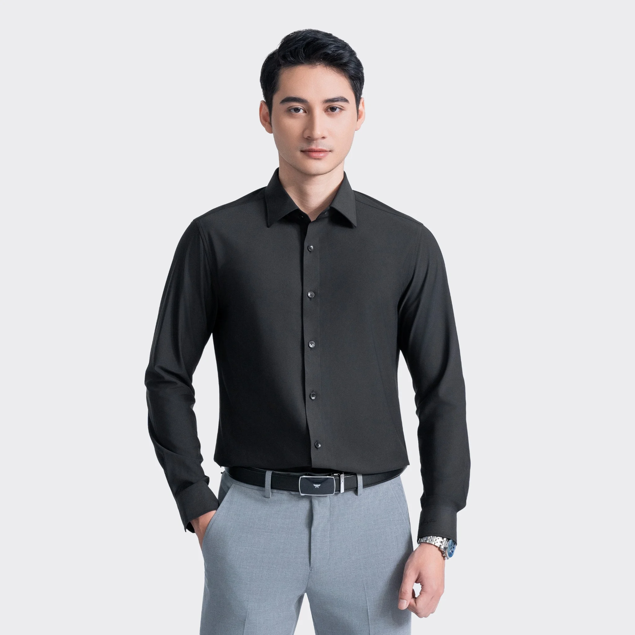Aristino - Áo Sơ Mi Nam Aristino Business Giữ Phom 1LS0590Z