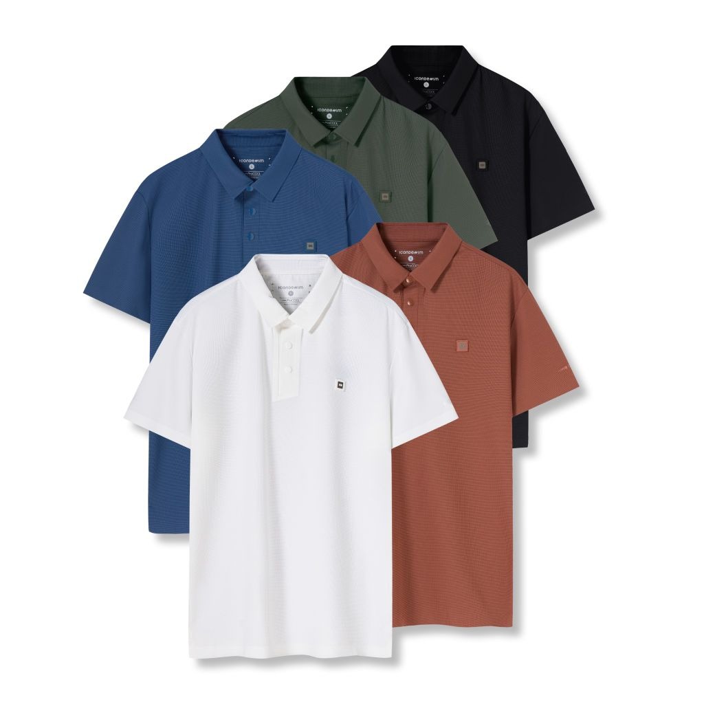 ICON DENIM Áo Polo Nam Trơn ProCOOL Seam Sealing Form Slim PLID0153