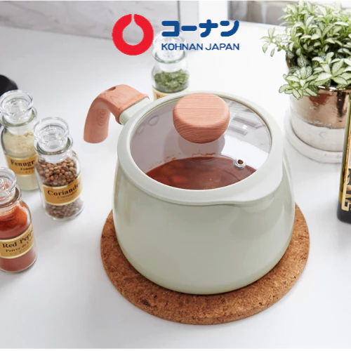 KOHNAN - 64224 Ấm Đun Đa Năng Phủ Ceramic