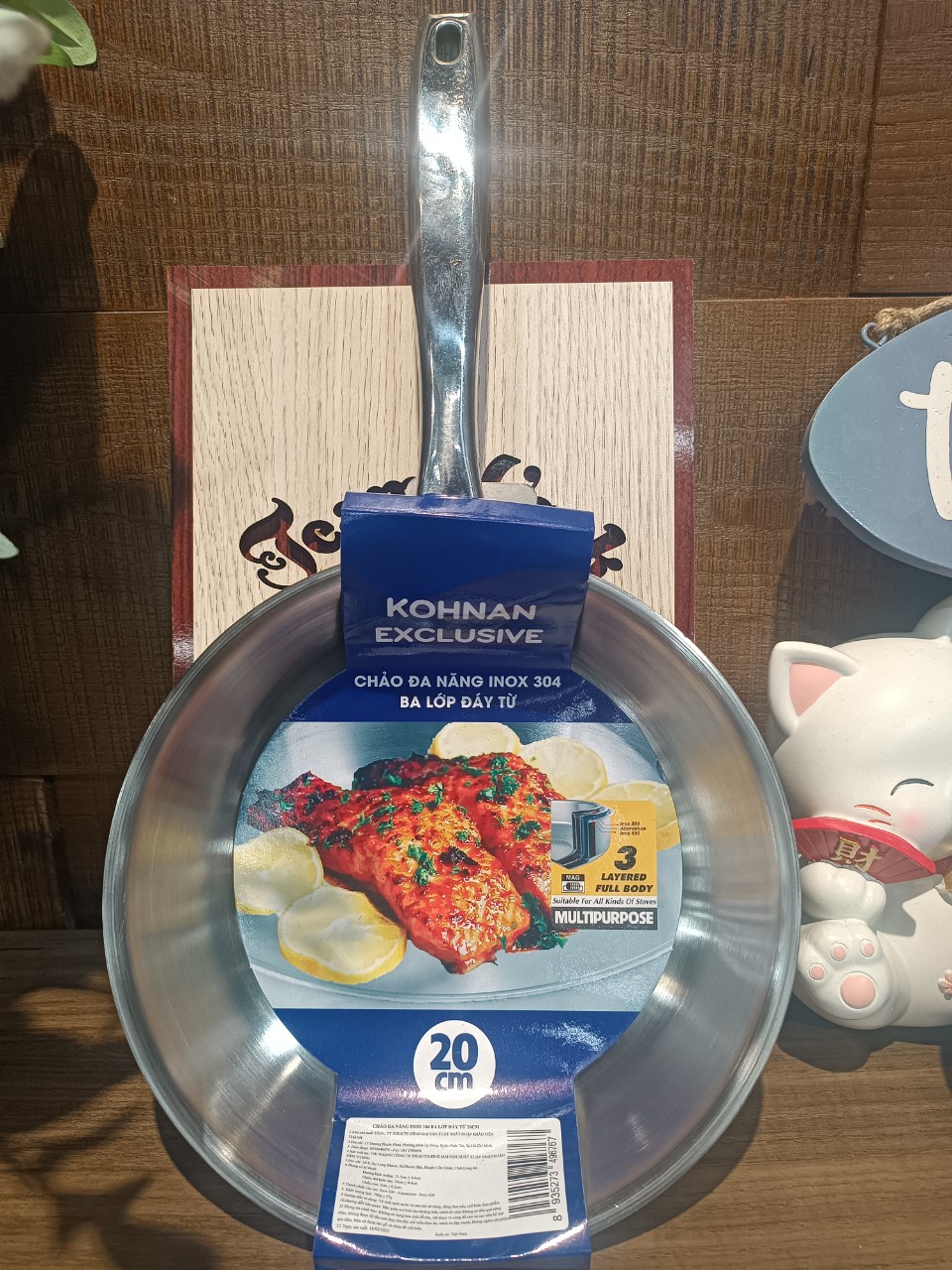 KOHNAN Chảo inox 20cm KOH (96767)