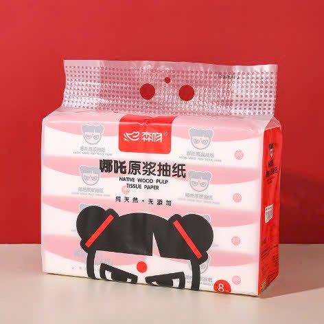 MINIGOOD - Khăn giấy rút Na Tra (300 tờ*8 gói)