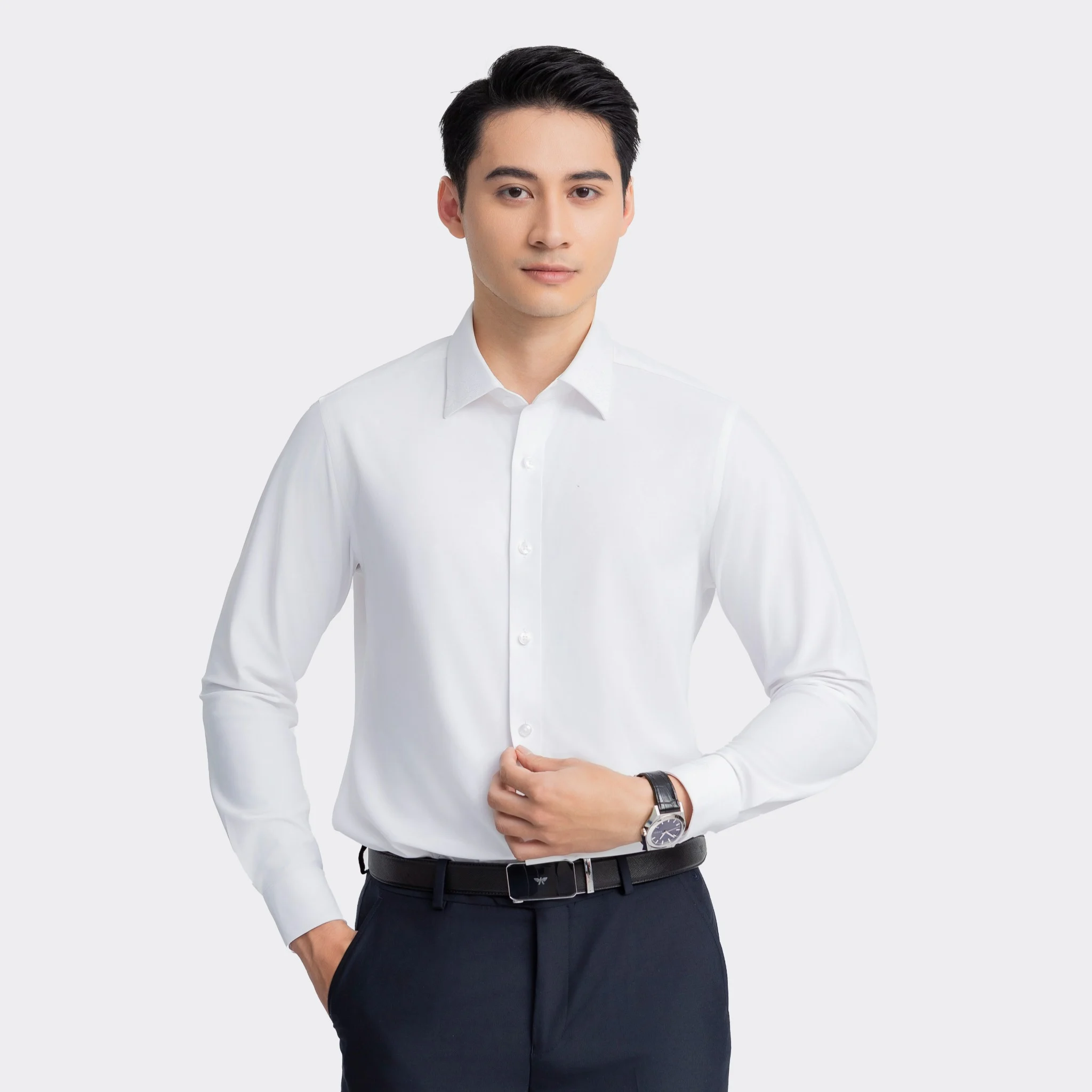 Aristino - Áo Sơ mi Nam Garment Dipping Aristino Business 1LS0550Z