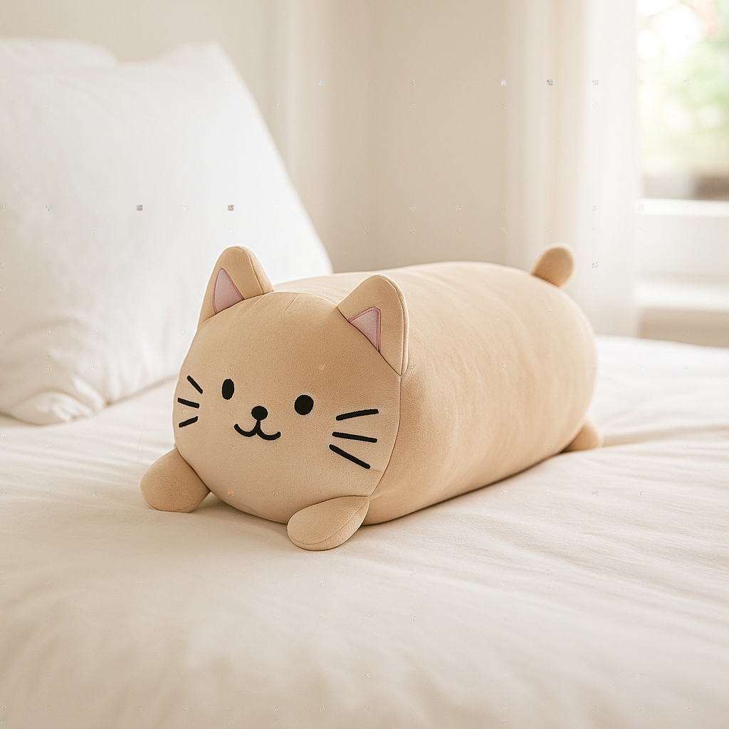 Gối ôm hình thú Cotonsoft 40cm – Thỏ hồng, Mèo vàng, Chó Chiba dễ thương