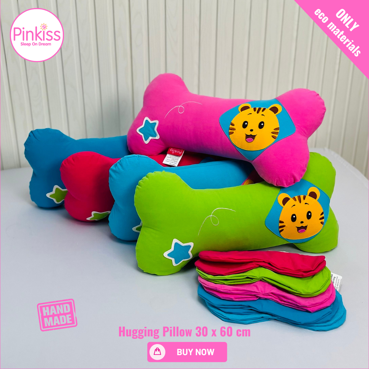 [DEAL SỐC 08/08]-PINKISS-GỐI ÔM XƯƠNG TRUNG 30X60