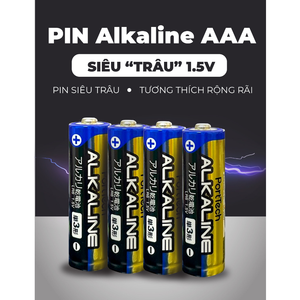KOHNAN - Vỉ 4 viên Pin 3A LR03
