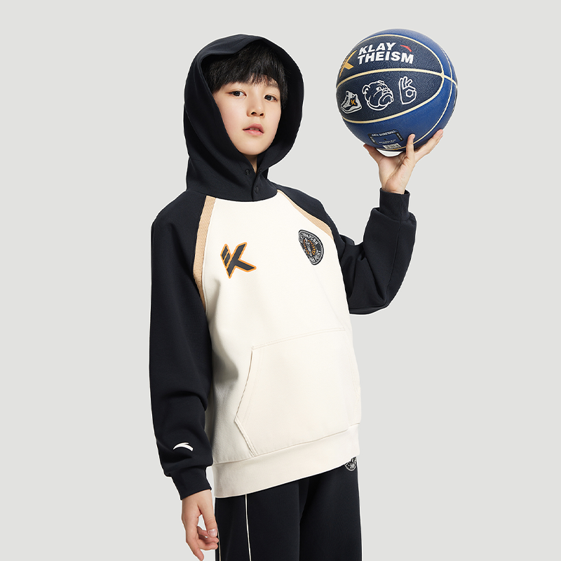 ANTA KIDS - Áo Hoodie Thời Trang Bé Trai Basketball KT 3524D1727-1