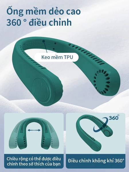 KOHNAN - 065628 Quạt Cổ CGZHLNF-001WHT