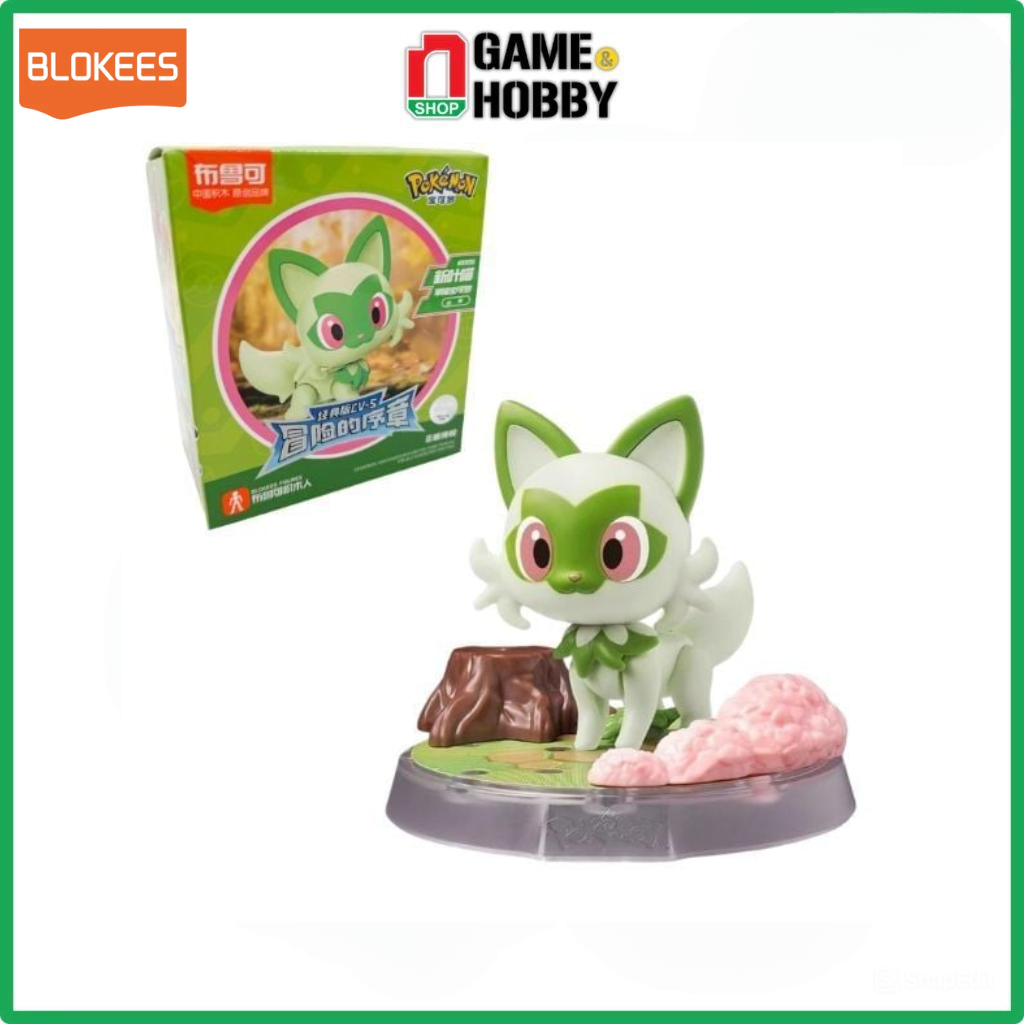 nShop - Mô Hình Pokemon Classic Ver S Sprigatito 74003 Chính Hãng Blokees