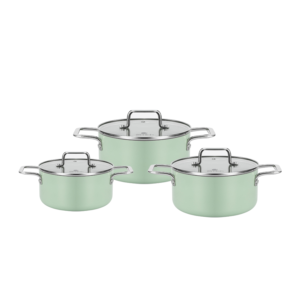 Bộ nồi chống dính Ceramic Elmich EL5241SK01 size 18,20,24cm