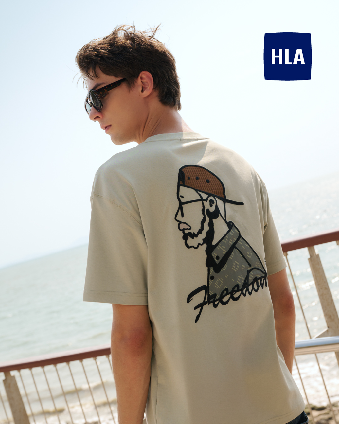 HLA - Áo thun cổ tròn - HNTBJ2J220A