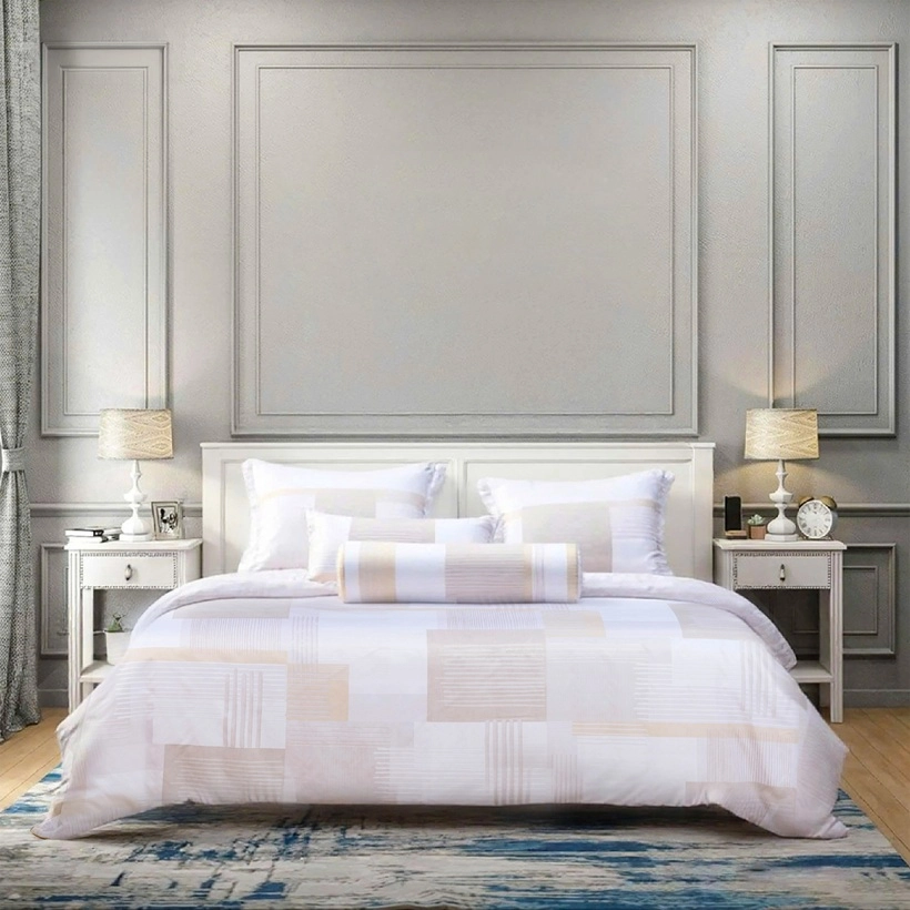 ga chun chần mặt Elegant H181 200*220 kèm 2 vỏ gối