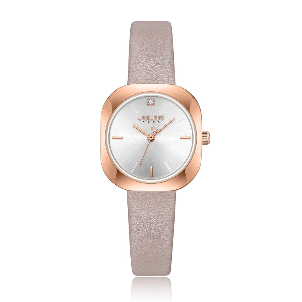 Đồng Hồ Nữ JA-1422A Julius Hàn Quốc Dây Da (Da)