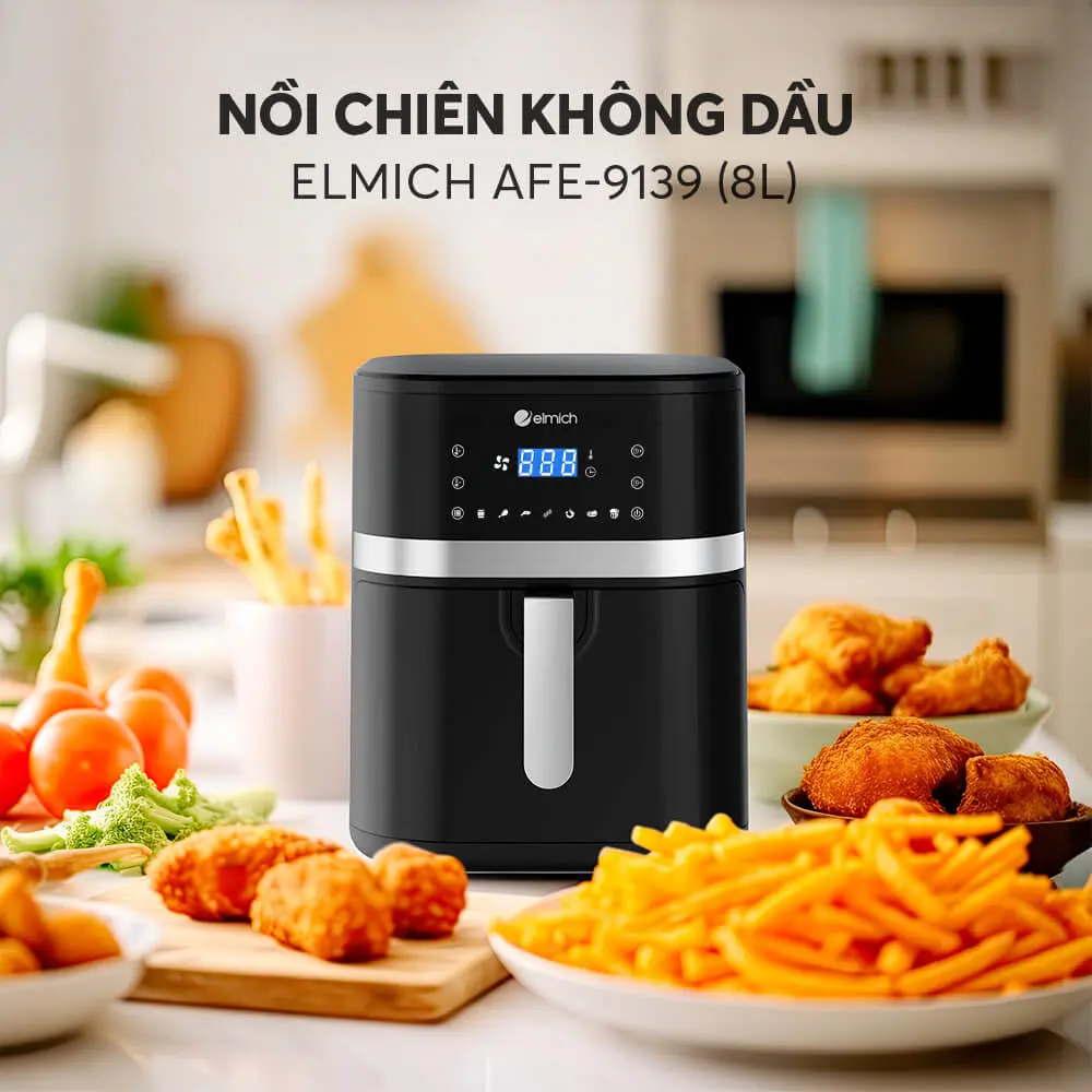 Nồi chiên không dầu Elmich AFE-9139