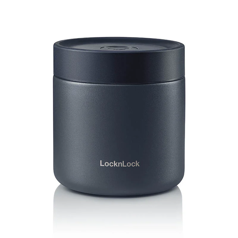LOCKNLOCK-LHC8053NVY - Hộp cơm giữ nhiệt LocknLock Pump Vacuum Lunch box 500ml - Màu xanh navy