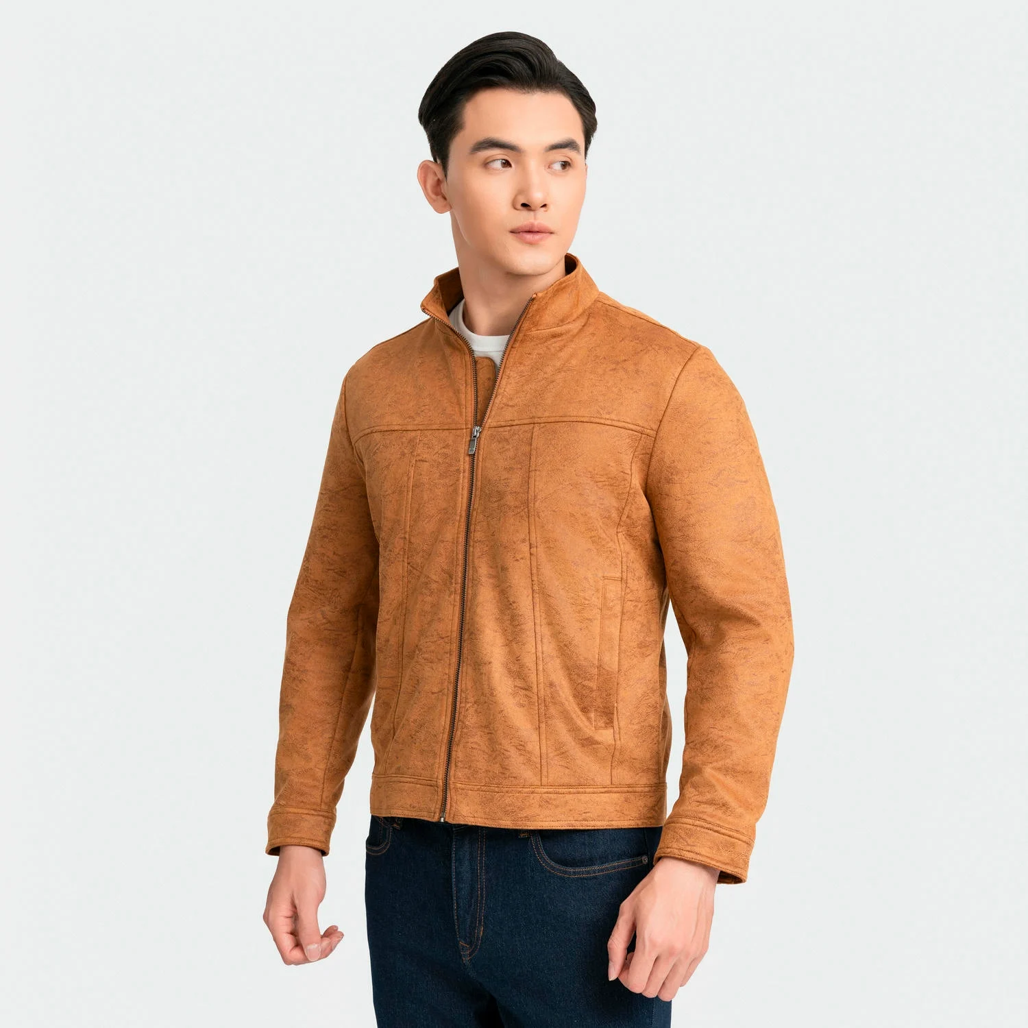 Aristino - Áo Khoác dạ hai lớp Nam Aristino AJK023BZ