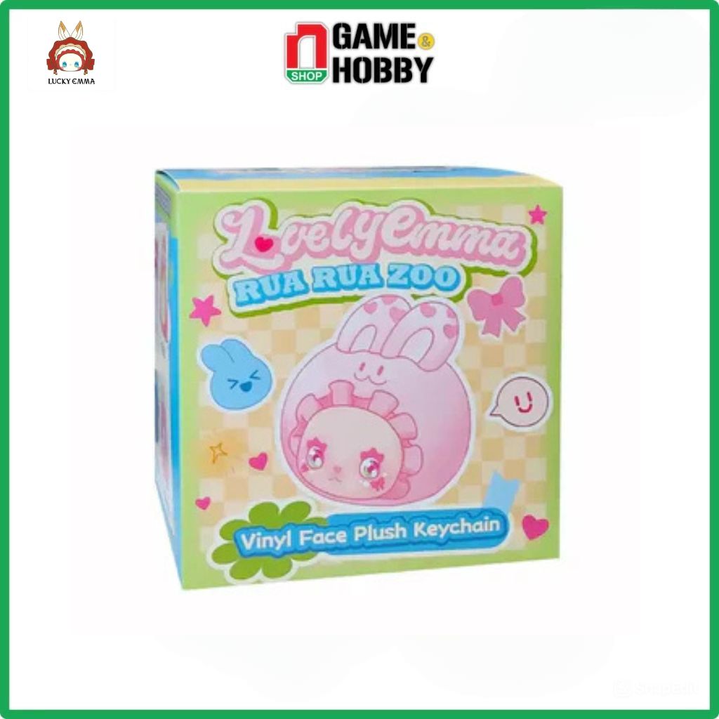 nShop - Hộp Mù LOVELY EMMA RUA RUA ZOO Vinyl Face Plush Keychain Blind Box - Kích thước: cao khoảng 13cm