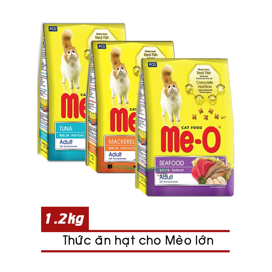 KOHNAN - 47942 Hạt Mèo Trưởng Thành ME-O - 1,2kg nhiều vị