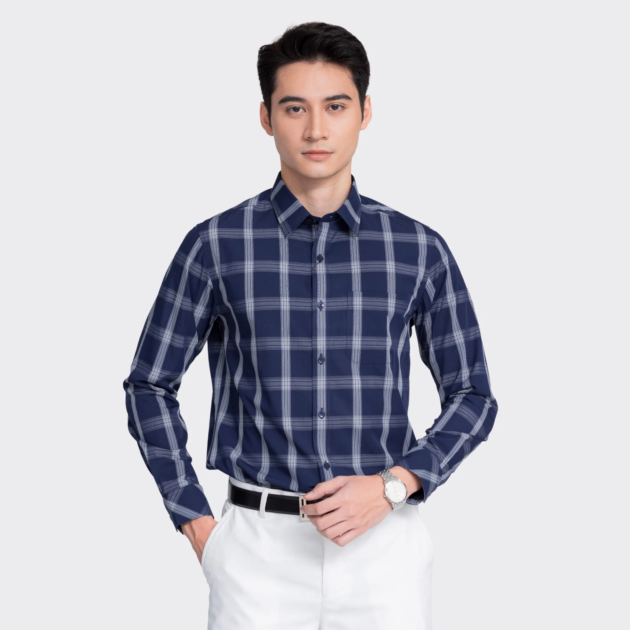 Aristino - Áo Sơ mi Nam Aristino Regular Fit ALS21002