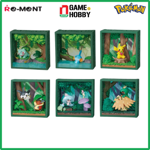 nShop - Hộp Mù Mô Hình Pokemon Frame Deep Woods Re-Ment Blind Box Chính Hãng