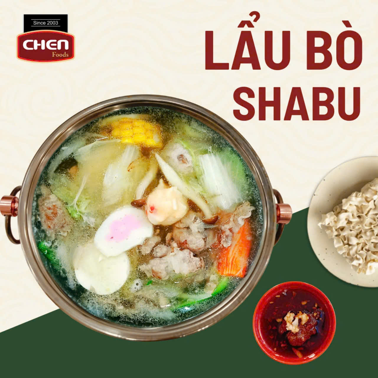 CHEN FOOD - PHIẾU MUA HÀNG - LẨU CHEN SHABU (BÒ MIẾNG HOẶC HEO MIẾNG)