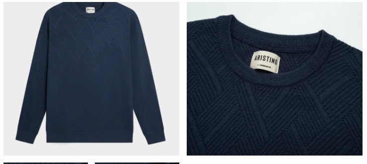 Aristino -Áo len Aristino Casual AWOU08BZ