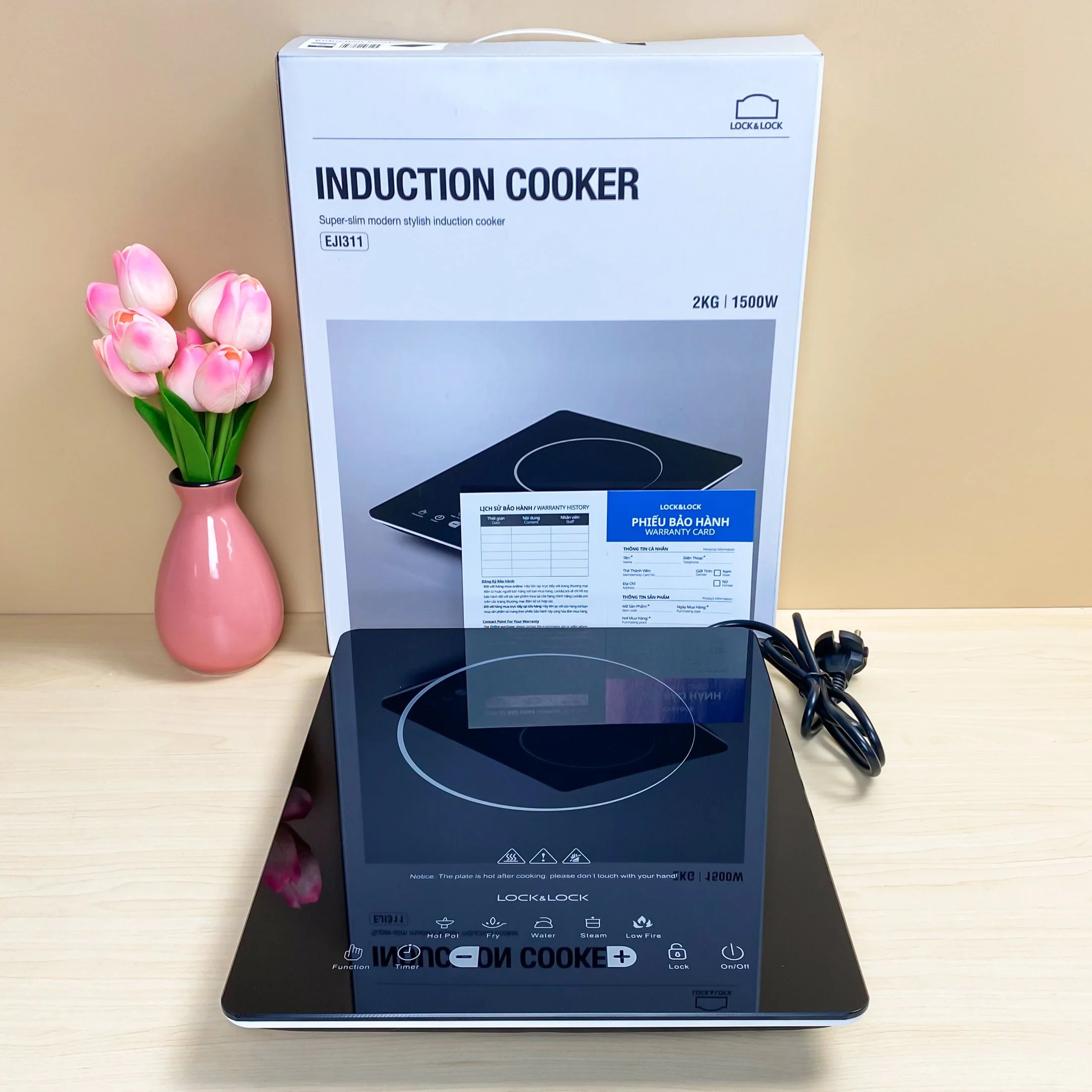 KOHNAN - Bếp điện từ cảm ứng Lock&Lock EJI311