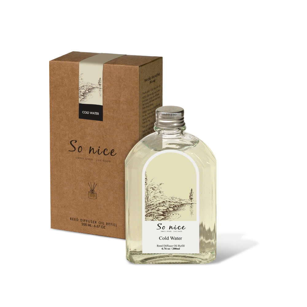 Tinh dầu tán hương Refill Cold Water - 200ml
