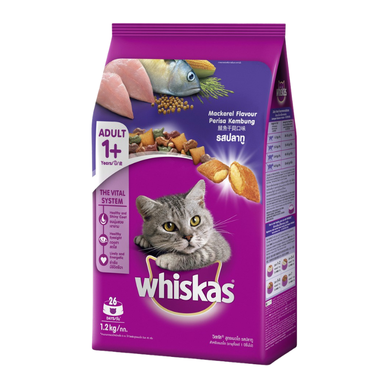 KOHNAN - Thức ăn cho mèo lớn 1.2kg Whiskas