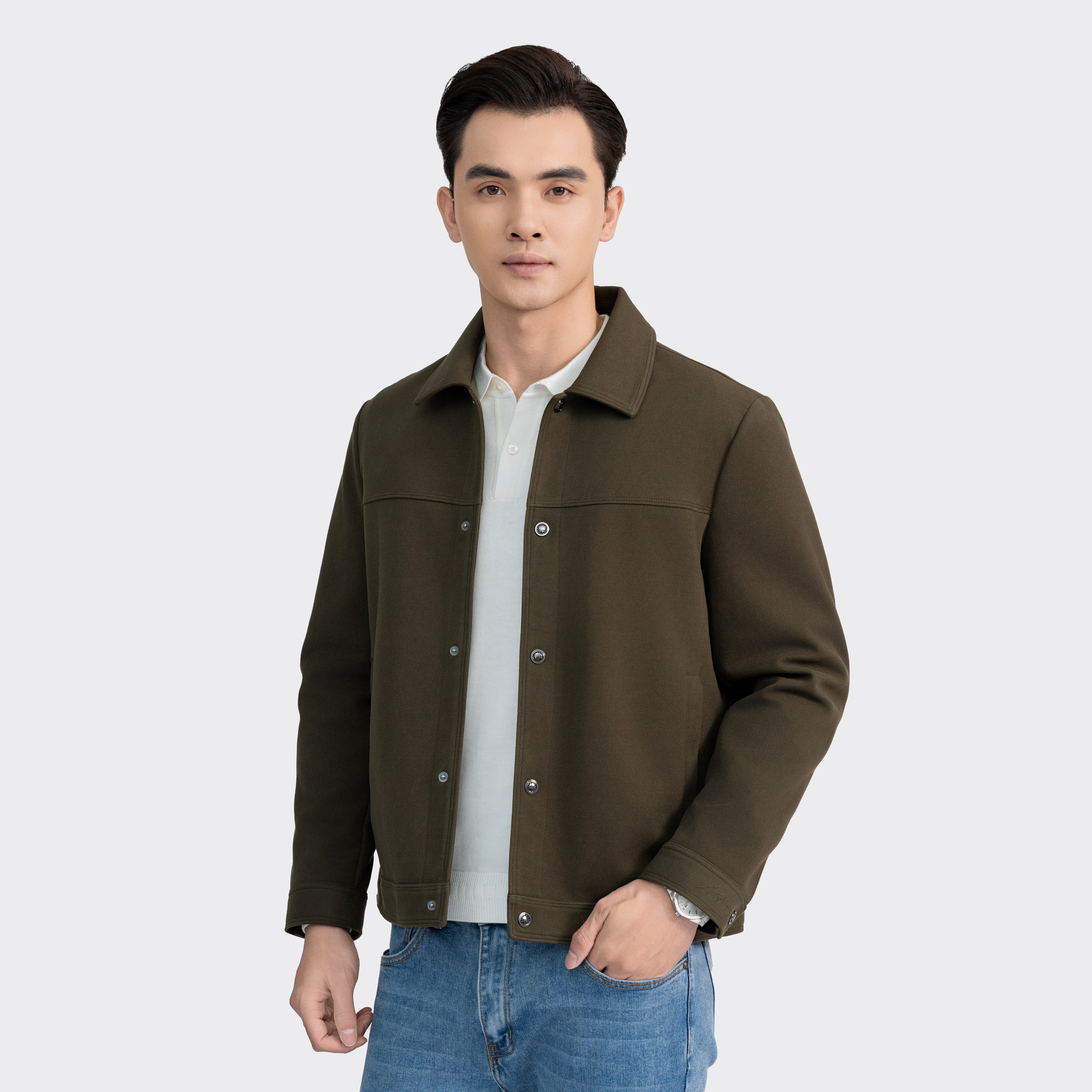 Aristino - Áo Khoác hai lớp Nam Regular Fit AJK030BZ