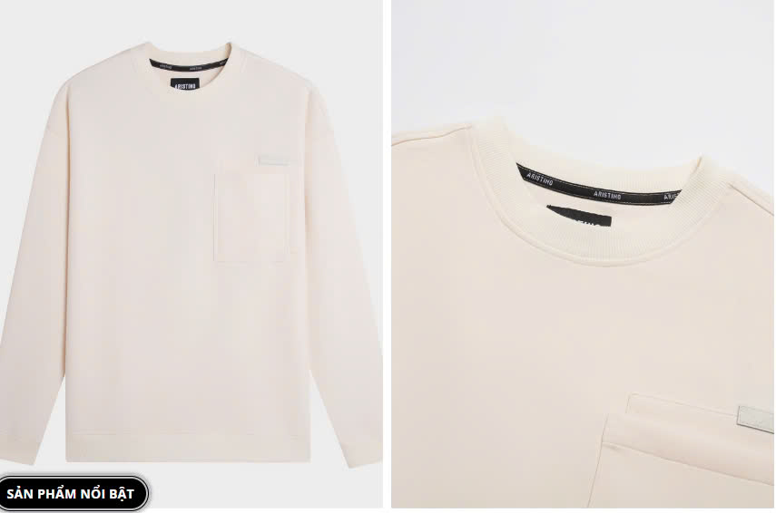 ARISTINO-Áo nỉ bo gấu Aristino ASW020BZ màu Be 54