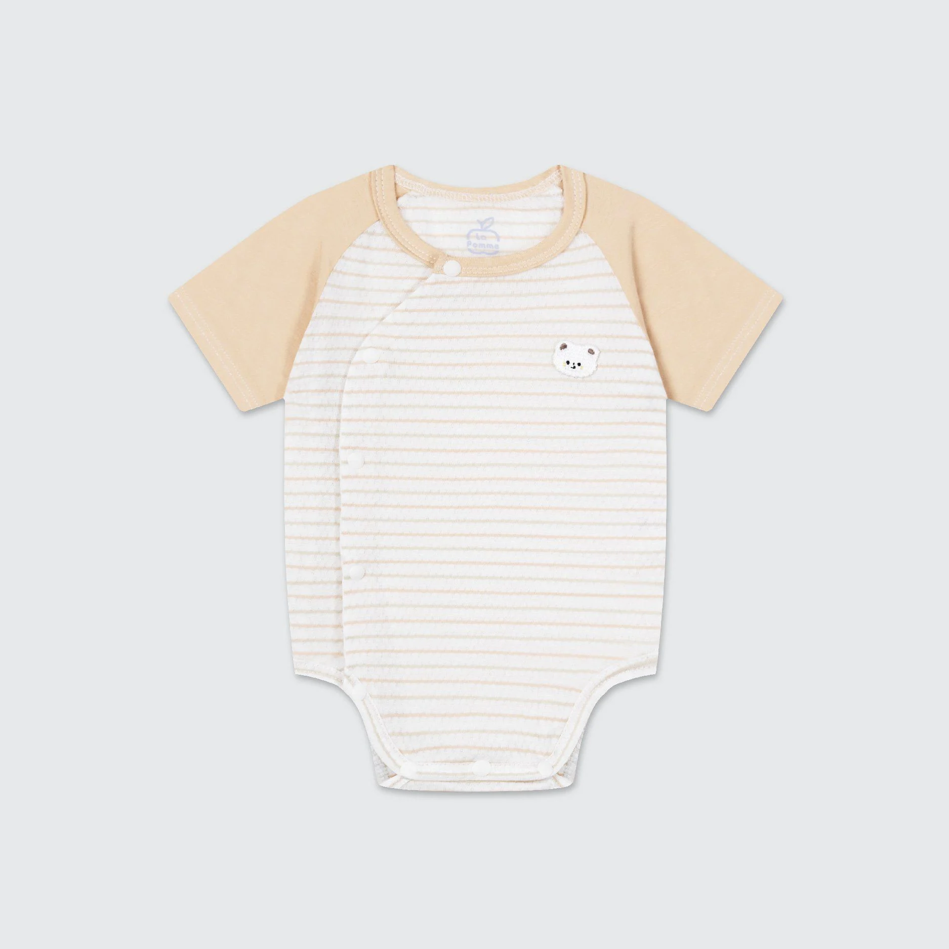 Body chip cộc tay La Pomme Kẹo ngọt bé con - 0M Be