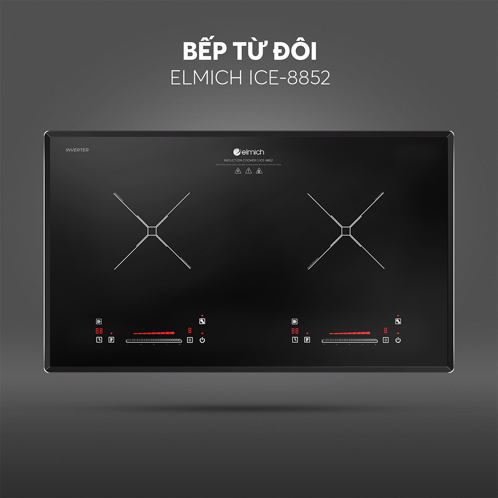 Bếp từ đôi Elmich ICE-8852