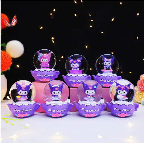 MINIGOOD - Hộp mù quả cầu thủy tinh Kuromi