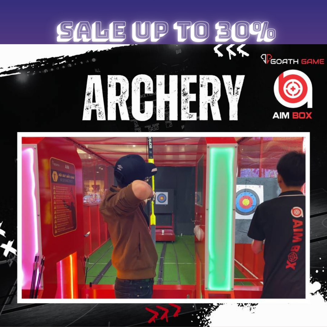 AIM BOX - ƯU ĐÃI GIẢM GIÁ LÊN TỚI 30% VÉ BẮN CUNG