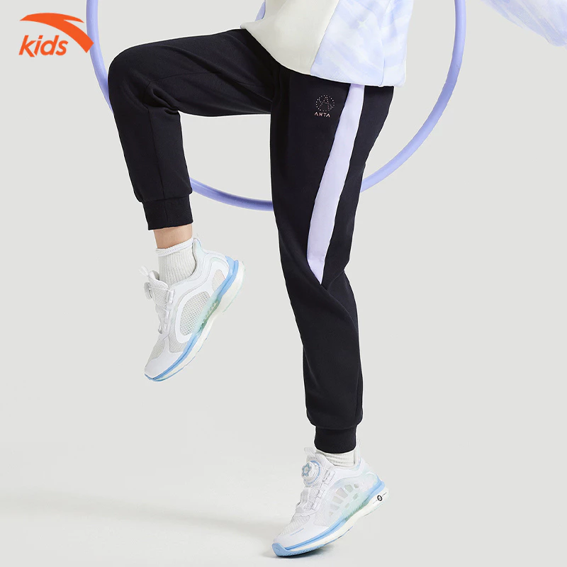 Quần dài thể thao bé gái Anta Kids 3624C7709-3