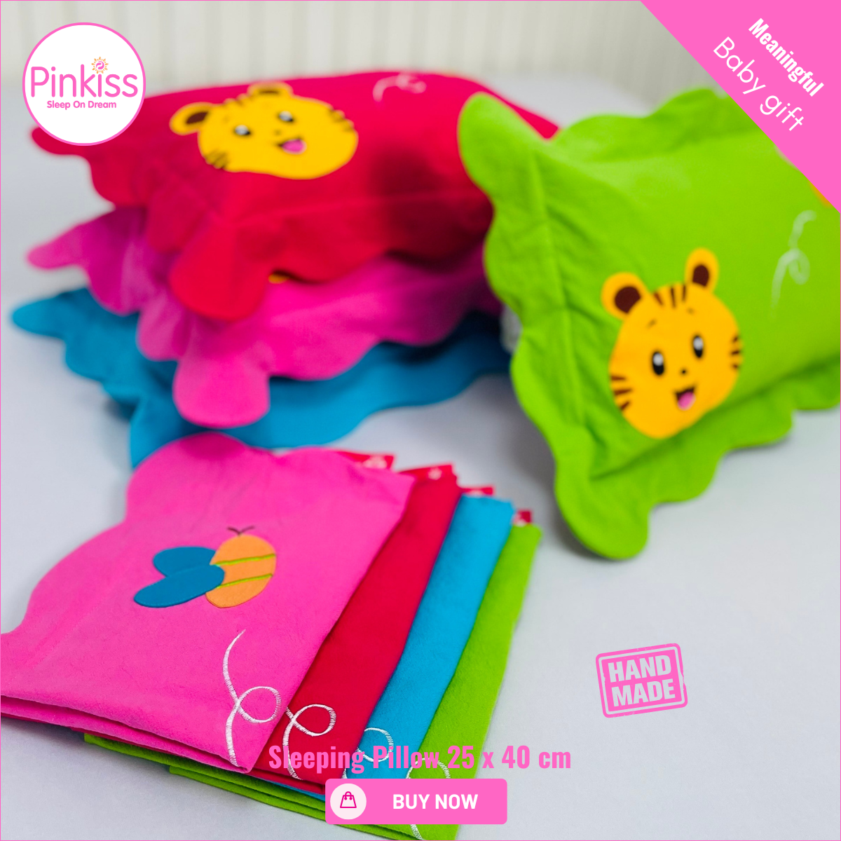 PINKISS-Gối nằm PINKISS 25x40