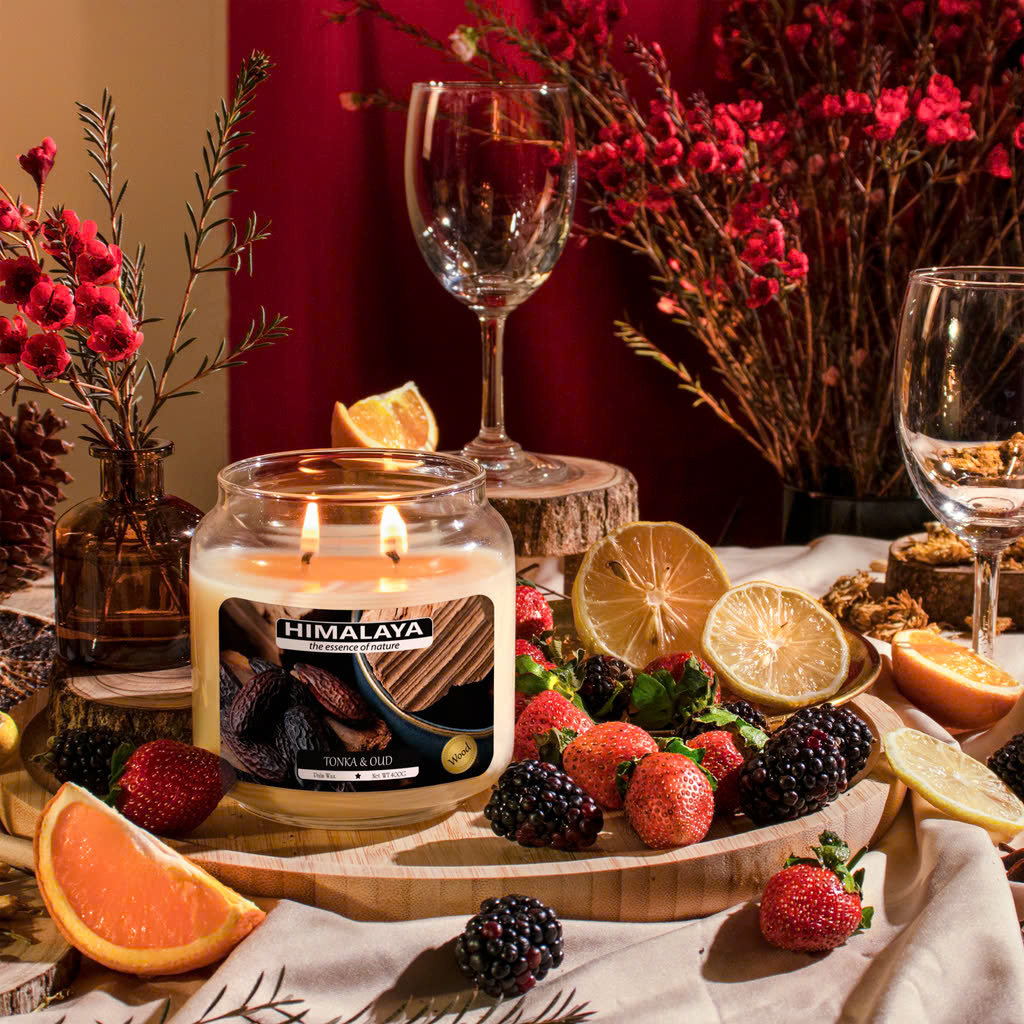 Nến thơm Tonka & oud