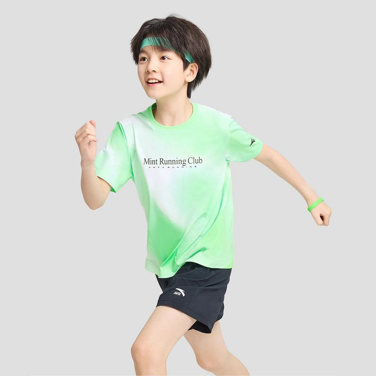 Áo Phông Thể Thao Bé Trai Anta Kids Running 3524B5103-2