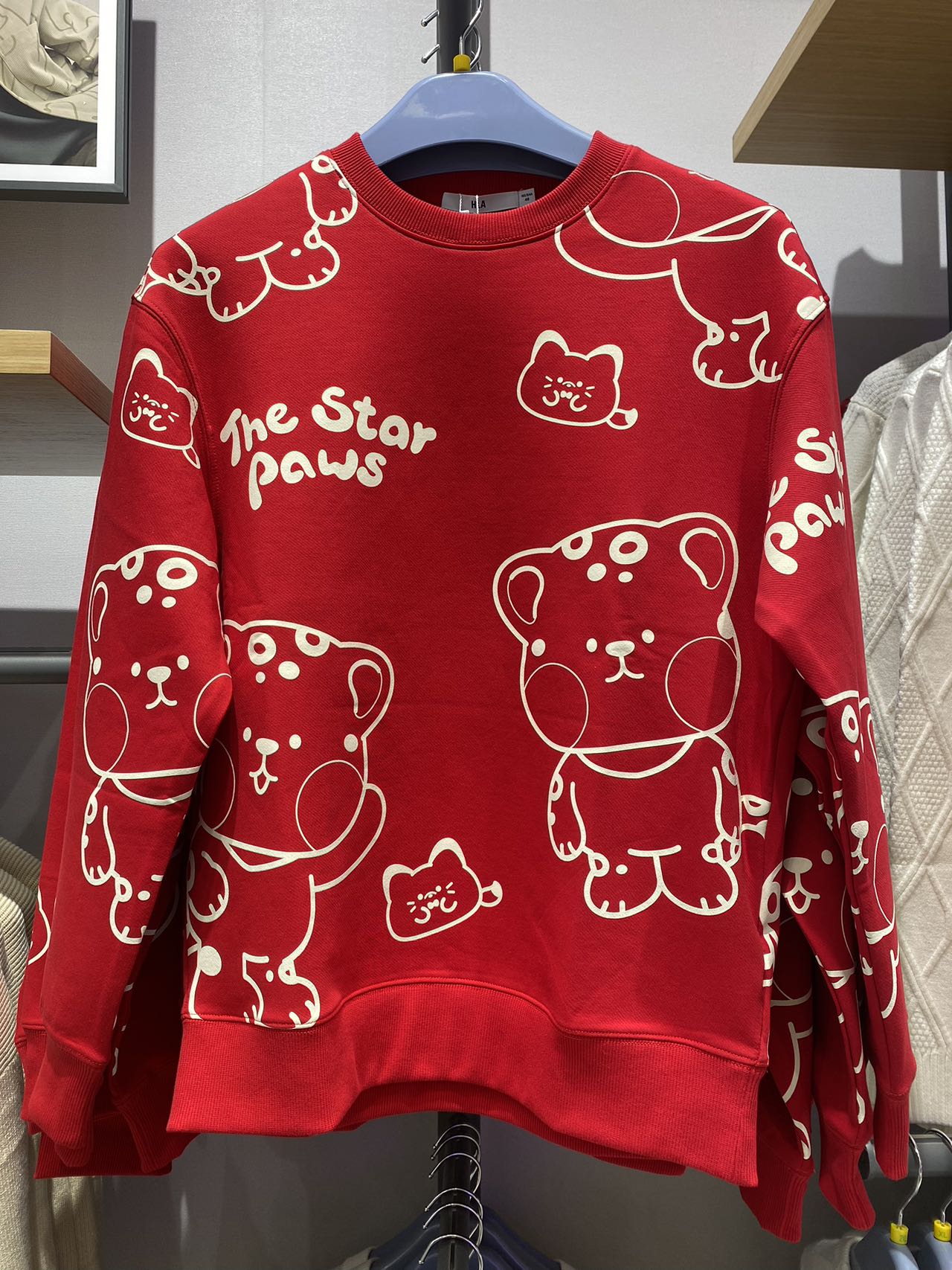 HLA- Áo sweeter họa tiết - NZW/J1J/50