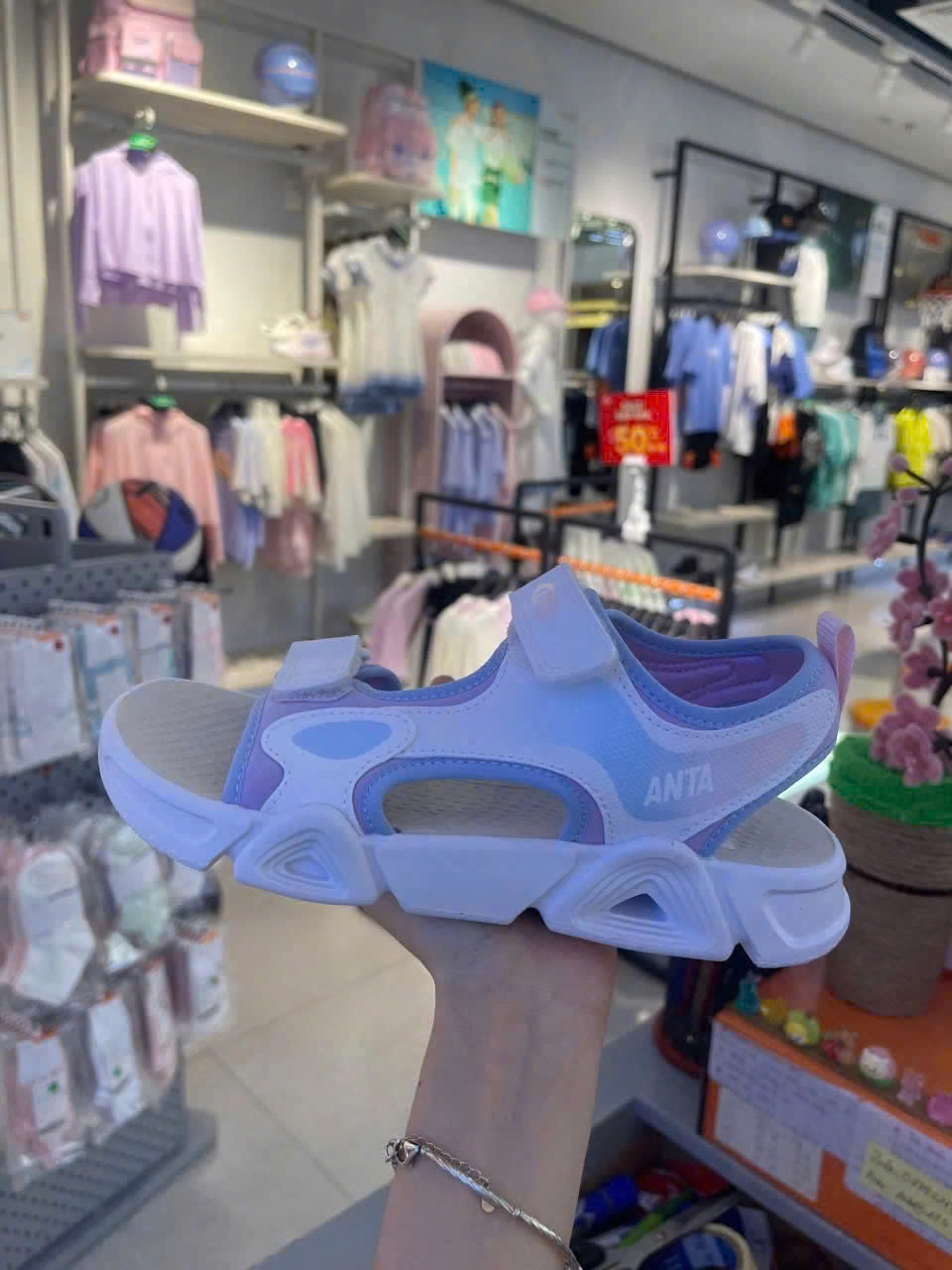 Sandals Thời Trang Bé Gái Size 33-38 Anta Kids a3224b6933-2