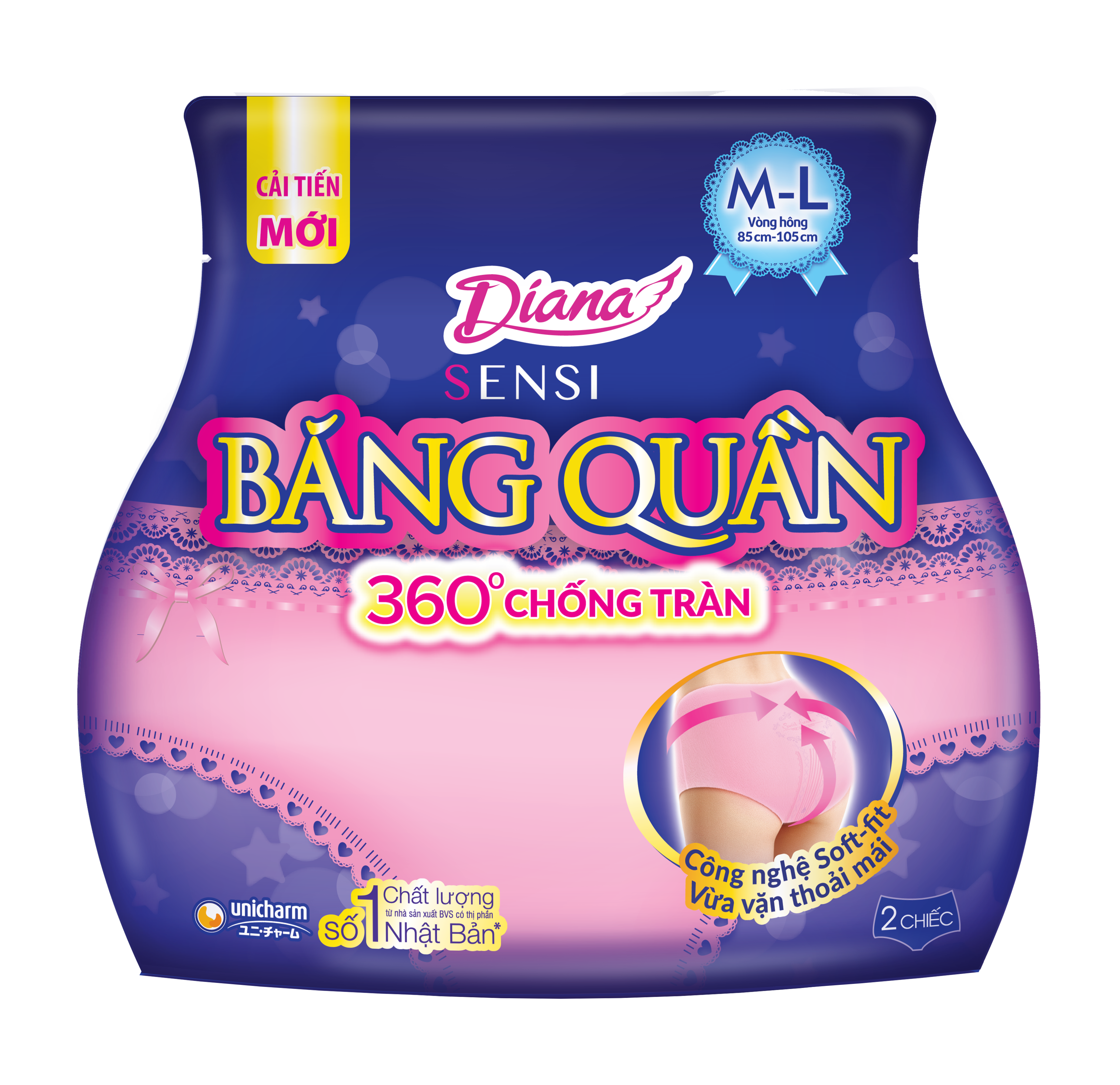 KOHNAN - 026191 BVS ban đêm dạng quần M-L