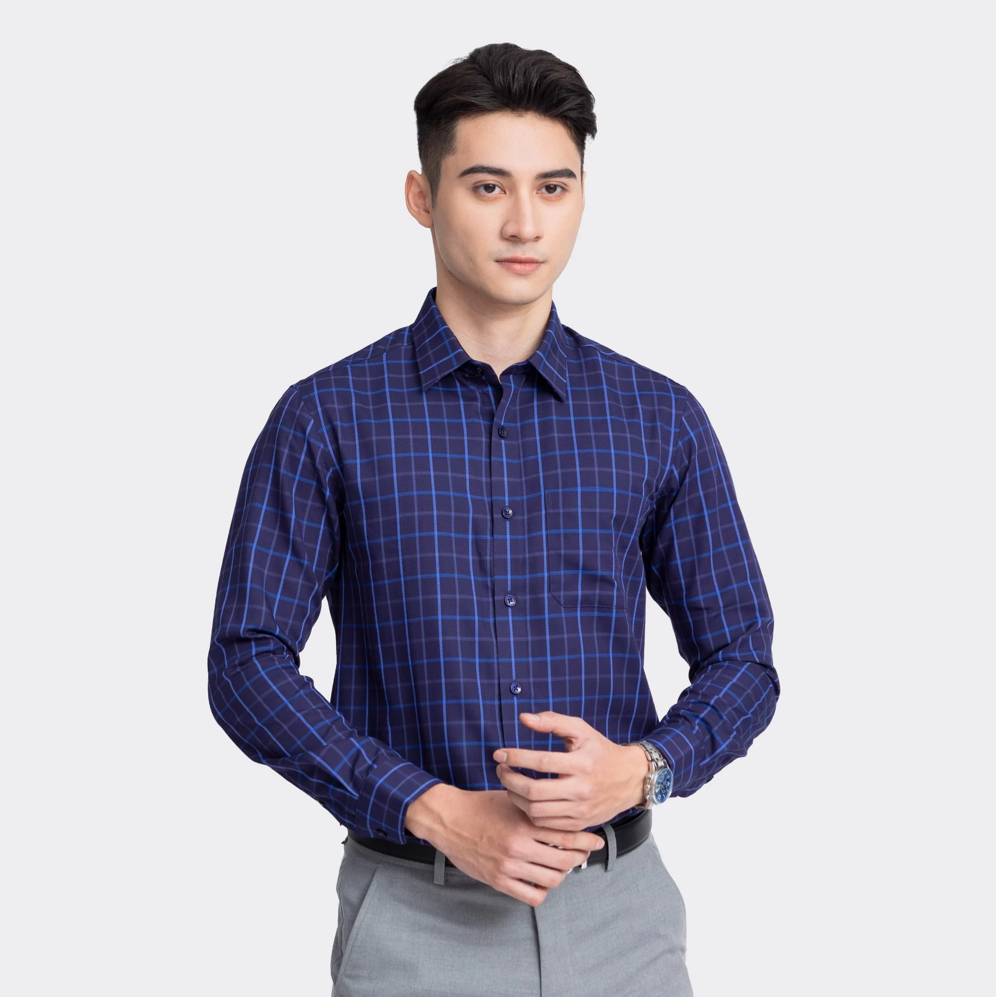 Aristino - Áo Sơ mi Nam Aristino Regular Fit ALS12102