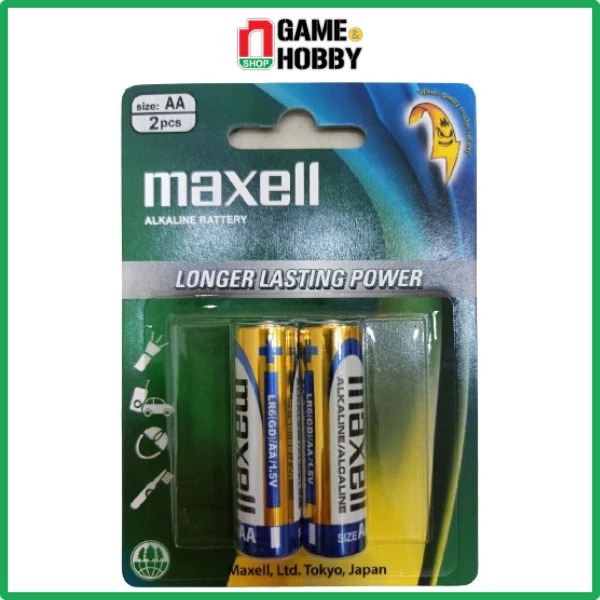 nShop - Pin Maxell Alkaline Super LR6 (AA) Vỉ 2 viên - PIN MAXELL CHÍNH HÃNG