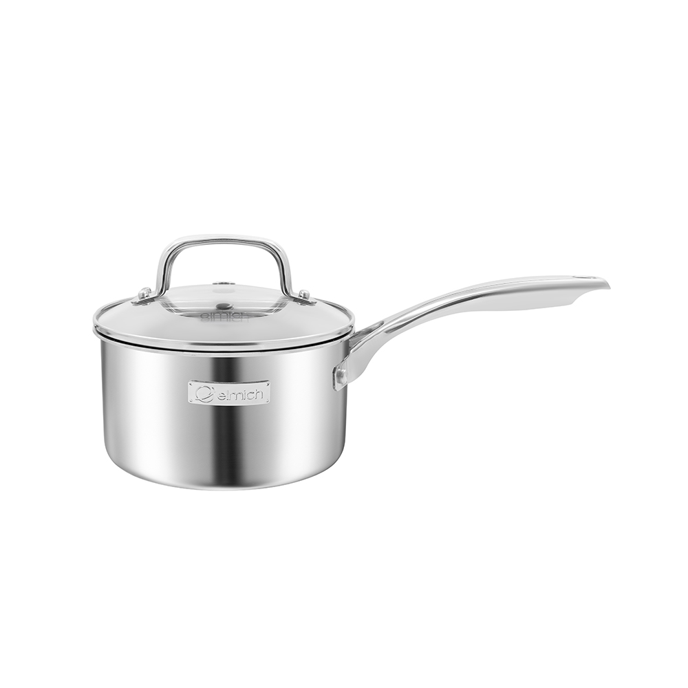 Quánh inox liền khối Elmich Trimax Napoli EL2538IN16 size 16cm