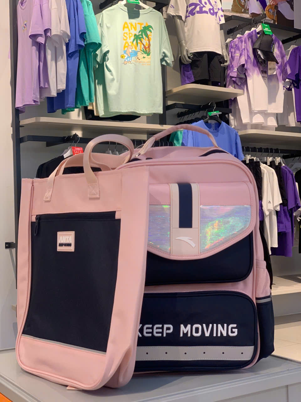 Balo Bé Gái Anta Kids 3924C8189-2