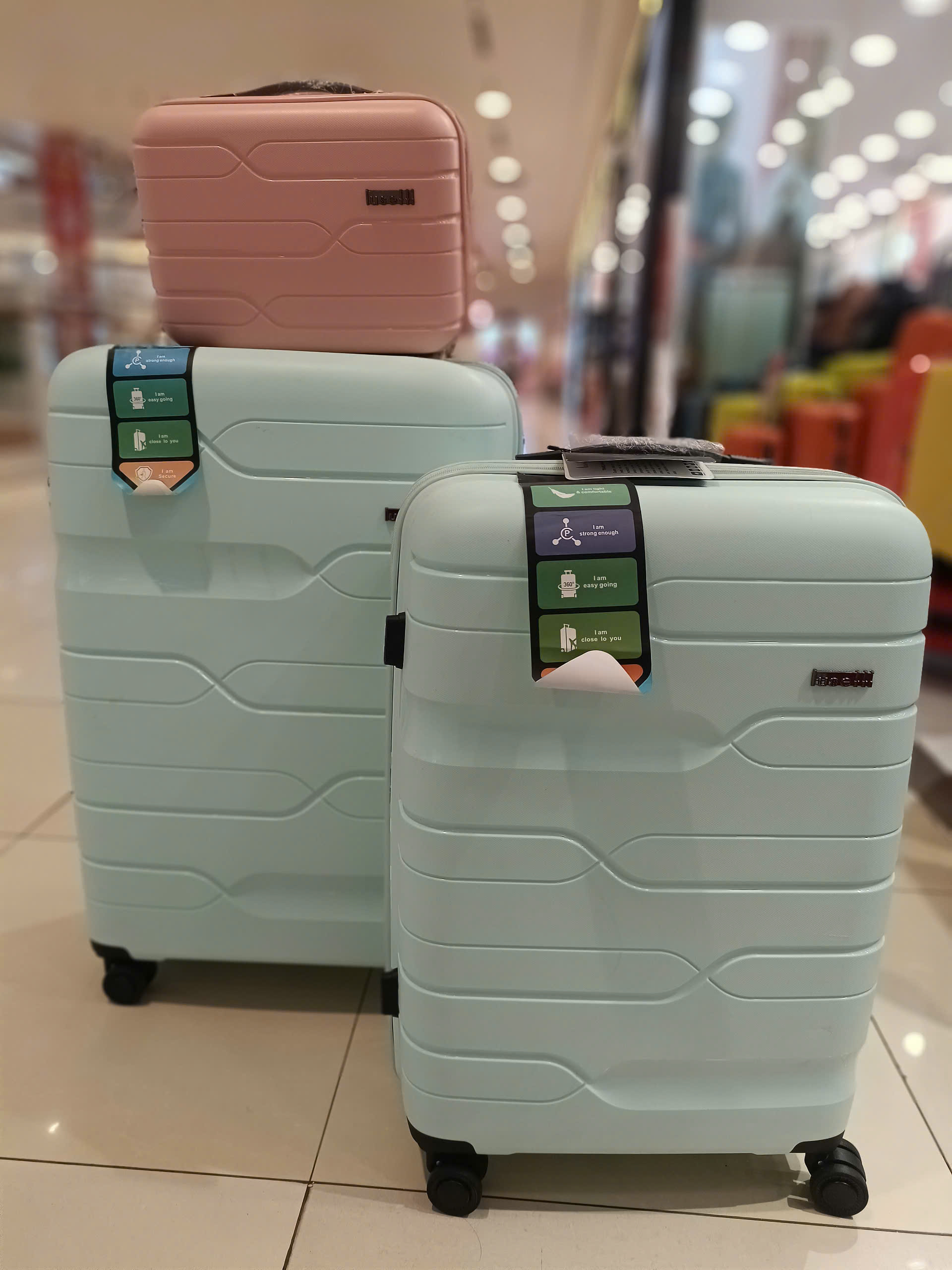 combo vali LS802_24+28 TẶNG KÈM CỐP SIZE 12